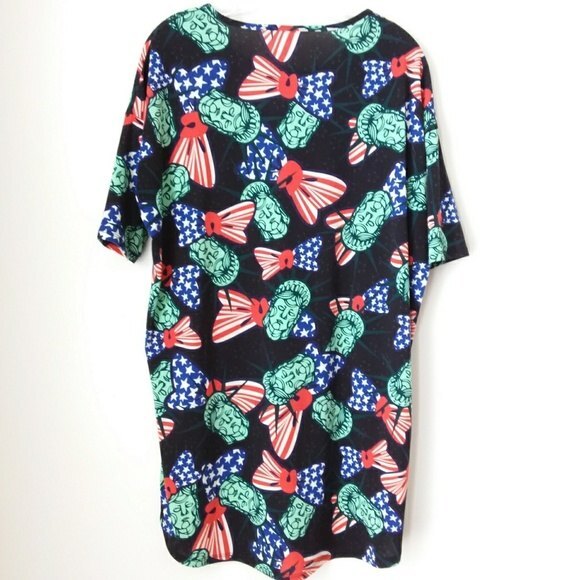 LuLaRoe Multicolor Short-sleeveTop S - Picture 2 of 5